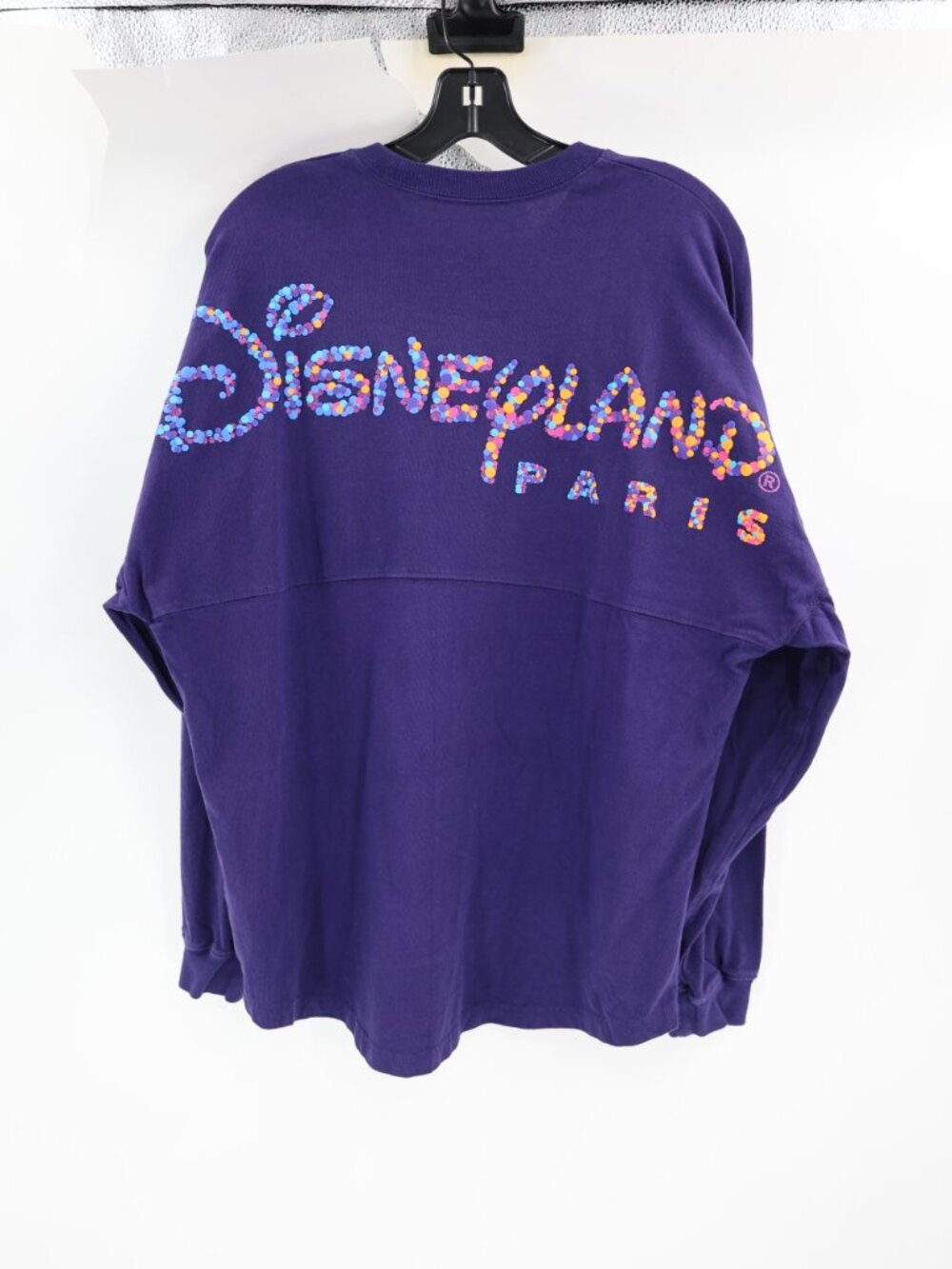 Spirit Jersey Top Women Medium Disneyland Paris 30th Anniversary castle confetti